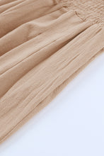 Load image into Gallery viewer, Black Smocked Wide Waistband High Waist Wide Leg Pants