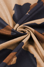 Load image into Gallery viewer, Leopard Pocket Short Sleeve Drawstring Lounge Set