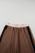 Load image into Gallery viewer, Chestnut Color Block Detail Casual Two-piece Outfit