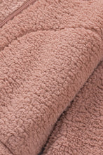 Load image into Gallery viewer, Pink Sherpa Zip Hooded Teddy Jacket