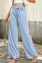 Load image into Gallery viewer, High Waist Pocketed Wide Leg Tencel Jeans
