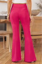 Load image into Gallery viewer, Black Split Hem High Waist Pants