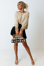 Load image into Gallery viewer, Pink Smocked Wrist Shift Top