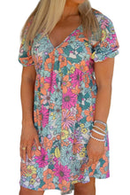 Load image into Gallery viewer, Sky Blue Pocket Short Sleeve Drawstring Lounge Set