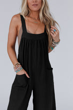 Load image into Gallery viewer, Gray Wide Leg Ruffle Jumpsuit