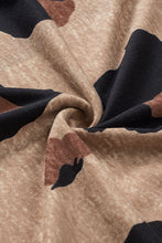 Load image into Gallery viewer, Leopard Pocket Short Sleeve Drawstring Lounge Set