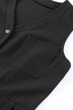 Load image into Gallery viewer, Pink Buttoned Sleeveless Cropped Jumpsuit with Sash