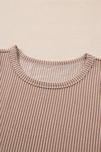 Load image into Gallery viewer, Smoke Gray Corded Sleeveless Top and Pocketed Shorts Set