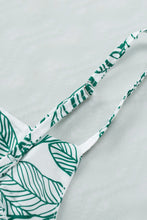 Load image into Gallery viewer, Green Boho Floral Sleeveless Wide Leg Pocket Pants Set