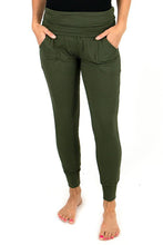 Load image into Gallery viewer, Black Plus Size High Waist Pocketed Skinny Pants