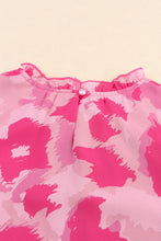 Load image into Gallery viewer, Leopard Pocket Short Sleeve Drawstring Lounge Set