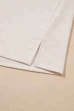 Load image into Gallery viewer, White Floral Crochet Splicing Sleeve T Shirt Dress