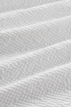 Load image into Gallery viewer, White Ruffle Accent Flutter Sleeve Notch Neck Top