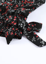 Load image into Gallery viewer, White Floral Ruffled Crop Top and Maxi Skirt Set