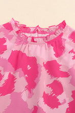 Load image into Gallery viewer, Leopard Pocket Short Sleeve Drawstring Lounge Set