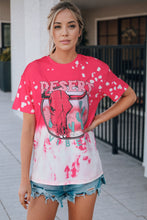 Load image into Gallery viewer, Rose EASTER VIBES Skull Graphic Print Oversized T Shirt