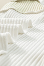 Load image into Gallery viewer, Moonlight Jade Ribbed Color Block Patchwork T-shirt