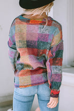 Load image into Gallery viewer, Multicolor Brushed Checked Western Buttoned Jacket