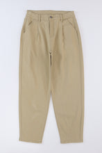 Load image into Gallery viewer, White Solid High Waist Casual Pants