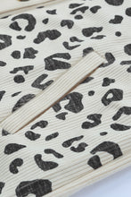 Load image into Gallery viewer, Apricot Leopard Print Detail Pocketed Corduroy Jacket