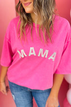 Load image into Gallery viewer, Rose Rhinestone MAMA Graphic T Shirt