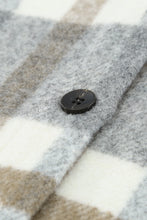 Load image into Gallery viewer, Brown Plaid Print Pocket Women Shacket