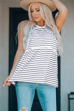 Load image into Gallery viewer, Black Striped Tank Top