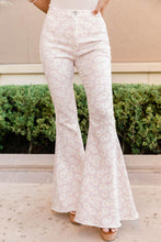 Load image into Gallery viewer, Pink Daisy Bell Bottom Flare Pants