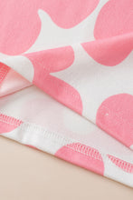 Load image into Gallery viewer, Pink Cute Flower Knitted V Neck Tank Top