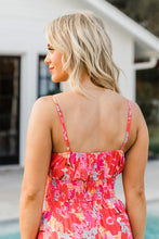 Load image into Gallery viewer, Green Boho Floral Sleeveless Wide Leg Pocket Pants Set