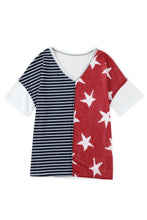 Load image into Gallery viewer, Red American Flag Stars and Stripes Tank Top