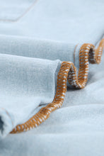 Load image into Gallery viewer, Black Contrast Leopard Denim Jacket