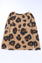 Load image into Gallery viewer, Leopard Pocket Short Sleeve Drawstring Lounge Set