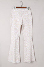 Load image into Gallery viewer, Pink Daisy Bell Bottom Flare Pants