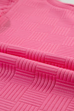 Load image into Gallery viewer, Bonbon Textured Ruffled Sleeve Tee and Drawstring Shorts Set