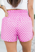 Load image into Gallery viewer, Multicolor Geometric High Waisted Athletic Shorts