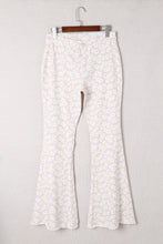 Load image into Gallery viewer, Pink Daisy Bell Bottom Flare Pants