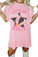 Load image into Gallery viewer, White Lets Go Girls Western Graphic Tee