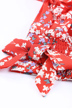 Load image into Gallery viewer, White Floral Ruffled Crop Top and Maxi Skirt Set