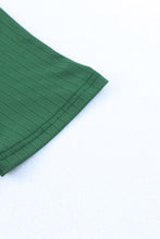 Load image into Gallery viewer, Green Ribbed Knit Shorts Lounge Set