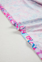 Load image into Gallery viewer, Purple Abstract Floral Print Sleeveless Maxi Dress