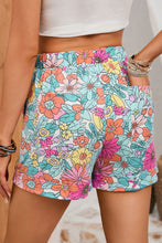 Load image into Gallery viewer, Sky Blue Pocket Short Sleeve Drawstring Lounge Set