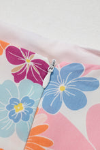 Load image into Gallery viewer, Multicolour Floral Puff Sleeve Square Neck Plus Babydoll Dress