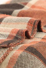 Load image into Gallery viewer, Rose Plaid Print Buttoned Shirt Jacket