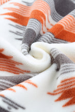 Load image into Gallery viewer, Gray Western Aztec Snap Buttoned Fleece Jacket