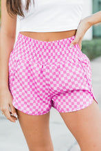 Load image into Gallery viewer, Multicolor Geometric High Waisted Athletic Shorts