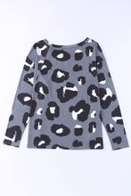 Load image into Gallery viewer, Leopard Pocket Short Sleeve Drawstring Lounge Set