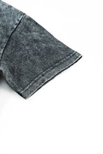 Load image into Gallery viewer, Gray WORLD TOUR Graphic Print Mineral Washed Tee