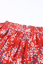 Load image into Gallery viewer, White Floral Ruffled Crop Top and Maxi Skirt Set