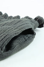 Load image into Gallery viewer, Gray Crinkled Texture Tee and Jogger Pants Set